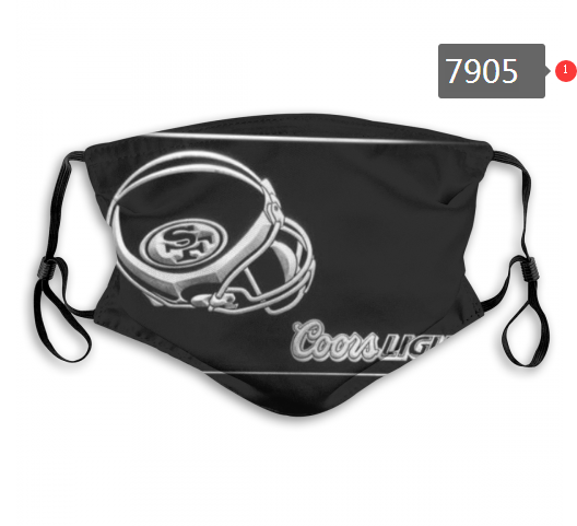 NFL 2020 San Francisco 49ers #11 Dust mask with filter->nfl dust mask->Sports Accessory